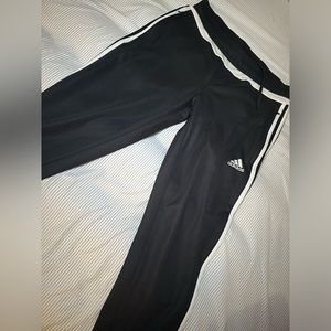Black & White Adidas Track Pants